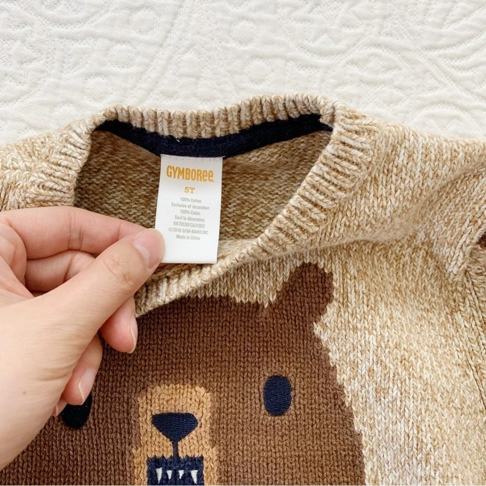 Gymboree Bear‎ Cotton Sweater (5T)